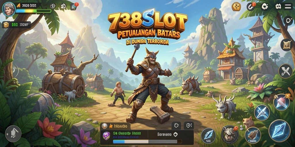 Tampilan gameplay menakjubkan di dunia terbuka 738SLOT.