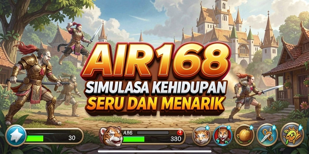 Screenshot utama AIR168 menampilkan gameplay simulasi yang menarik dan interaktif.