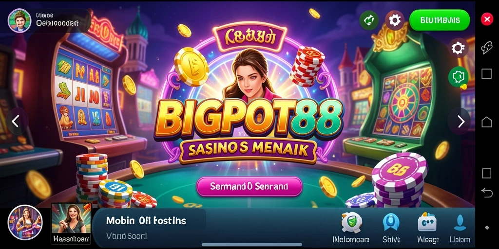 Screenshot utama BIGPOT88 menunjukkan gameplay Kasino yang mengasyikkan.