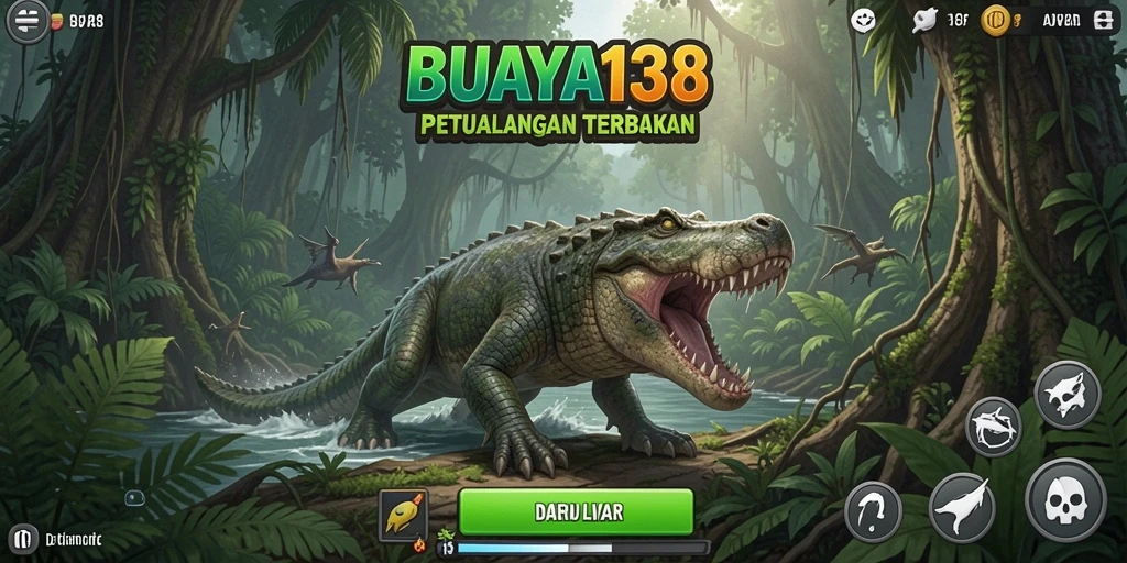 Menampilkan petualangan mendalam dalam dunia terbuka BUAYA138.