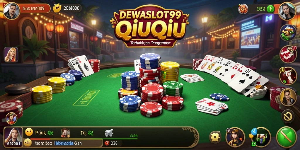 Gameplay QiuQiu yang seru dan mengasyikkan di DEWASLOT99.