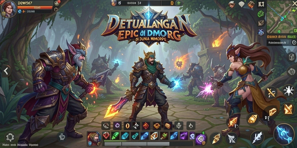 Tangkapan layar dari gameplay <strong>DEWI567</strong> menampilkan aksi seru dan dunia yang indah.
