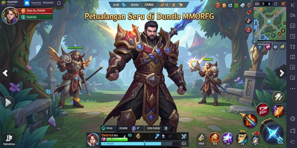 Gameplay seru IDN89 dengan pertarungan epik di dunia MMORPG.