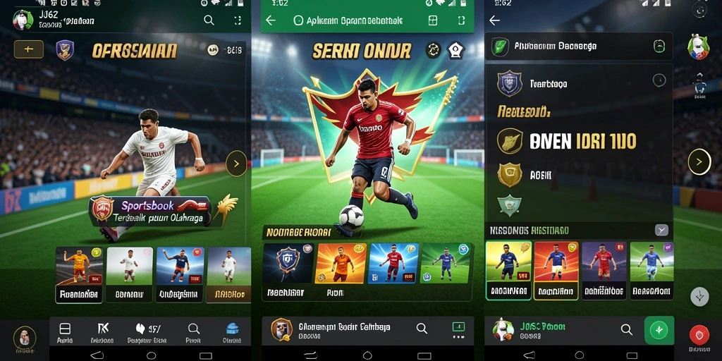 Tampilan gameplay Sportsbook yang menarik dan mendebarkan.
