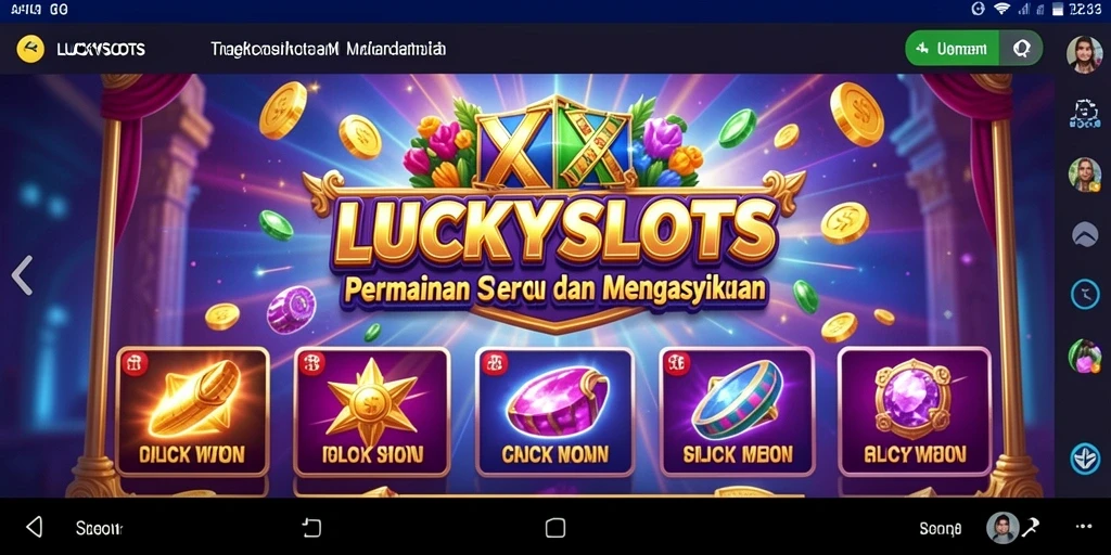 Gameplay seru dan penuh tantangan di LUCKYSLOTS.