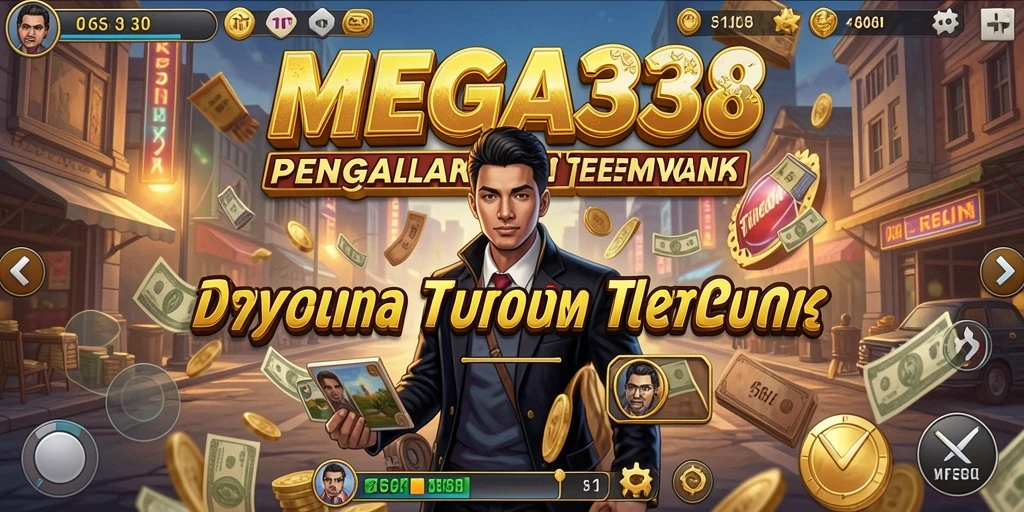 Tangkapan layar game MEGA338 menampilkan gameplay menarik dalam mengelola bisnis Tycoon.