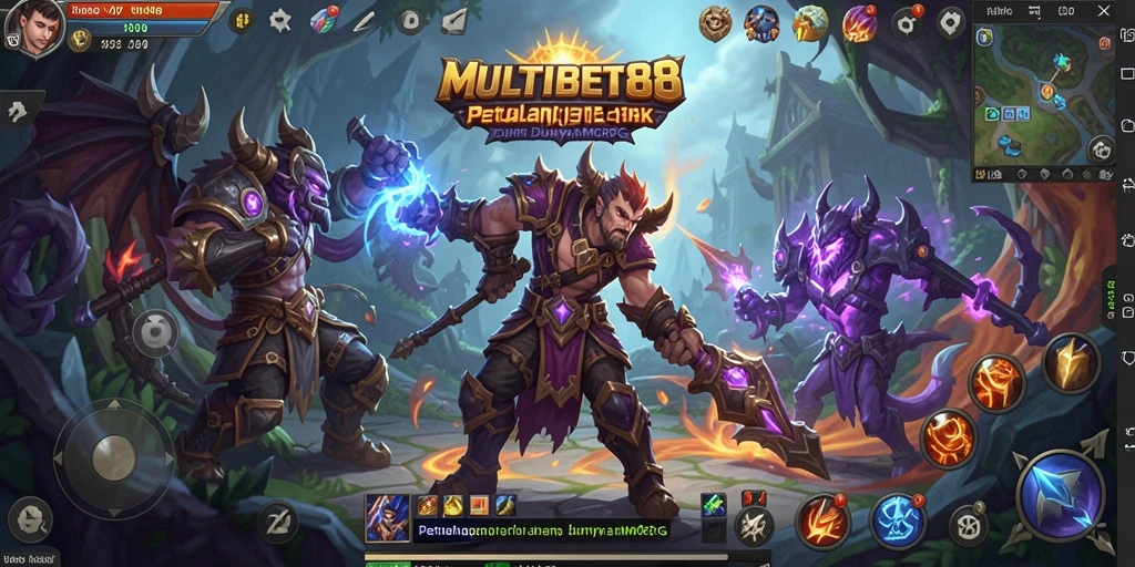 Screenshot MULTIBET88 menampilkan petualangan dalam dunia MMORPG yang epik.
