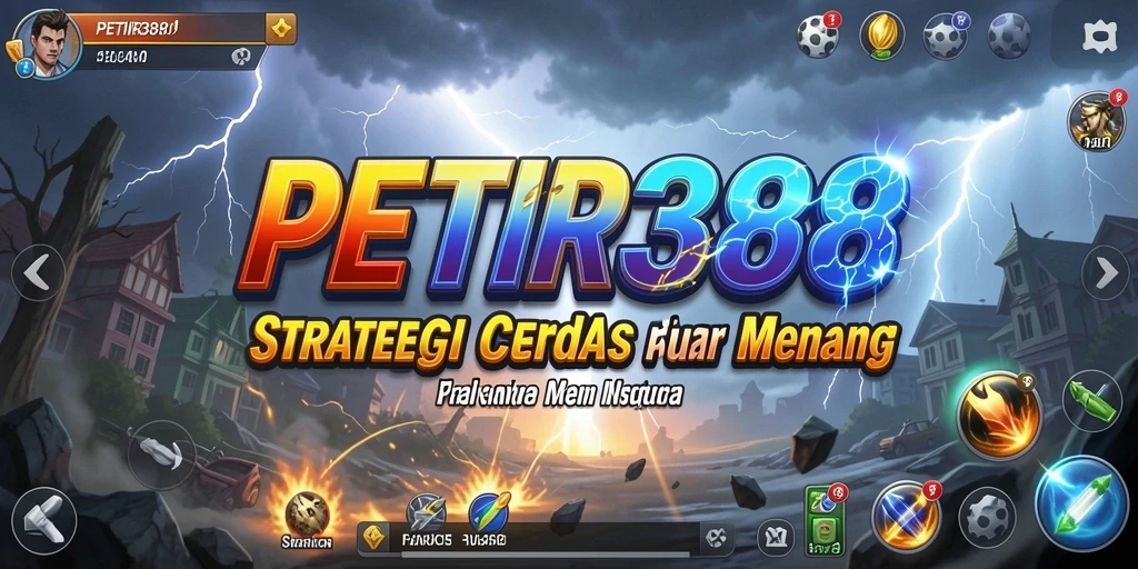 Tampilan menarik dari gameplay strategi di PETIR388.