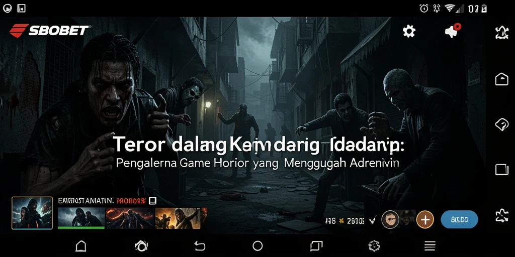 Screenshot SBOBET menampilkan gameplay menyeramkan yang mendebarkan.