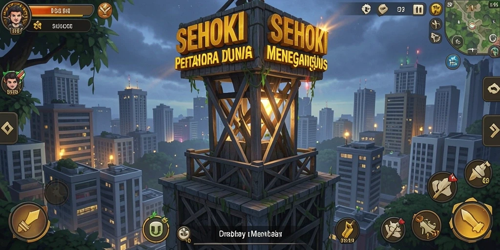 Tampilan gameplay menegangkan dalam SEHOKI yang menarik.