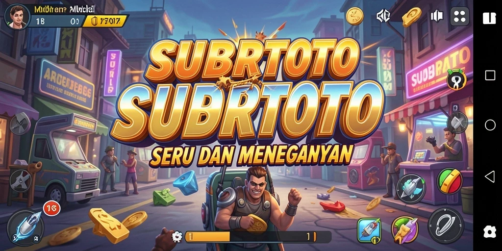 Tampilan gameplay SUBURTOTO yang menarik dengan aksi seru di setiap level.
