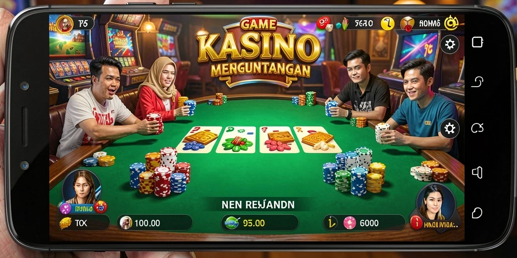 Tampilan gameplay seru di T6 dengan berbagai pilihan permainan Kasino.
